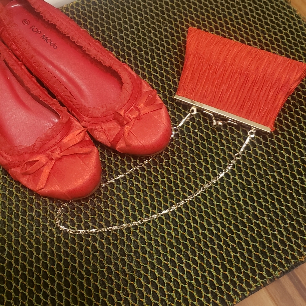 Brand new!! Not worn shoes and purse set